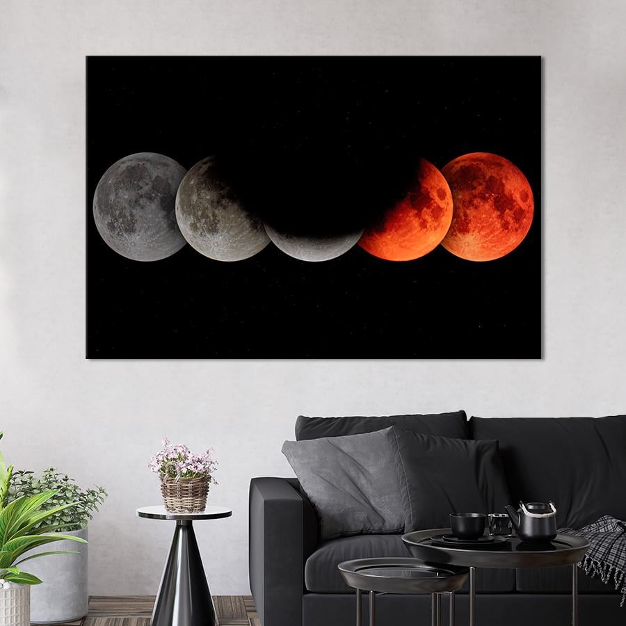 Картина космос Оттенки Луны 80x54 см (A1314-1) Картина космос Оттенки Луны 80x54 см (A1314-1)