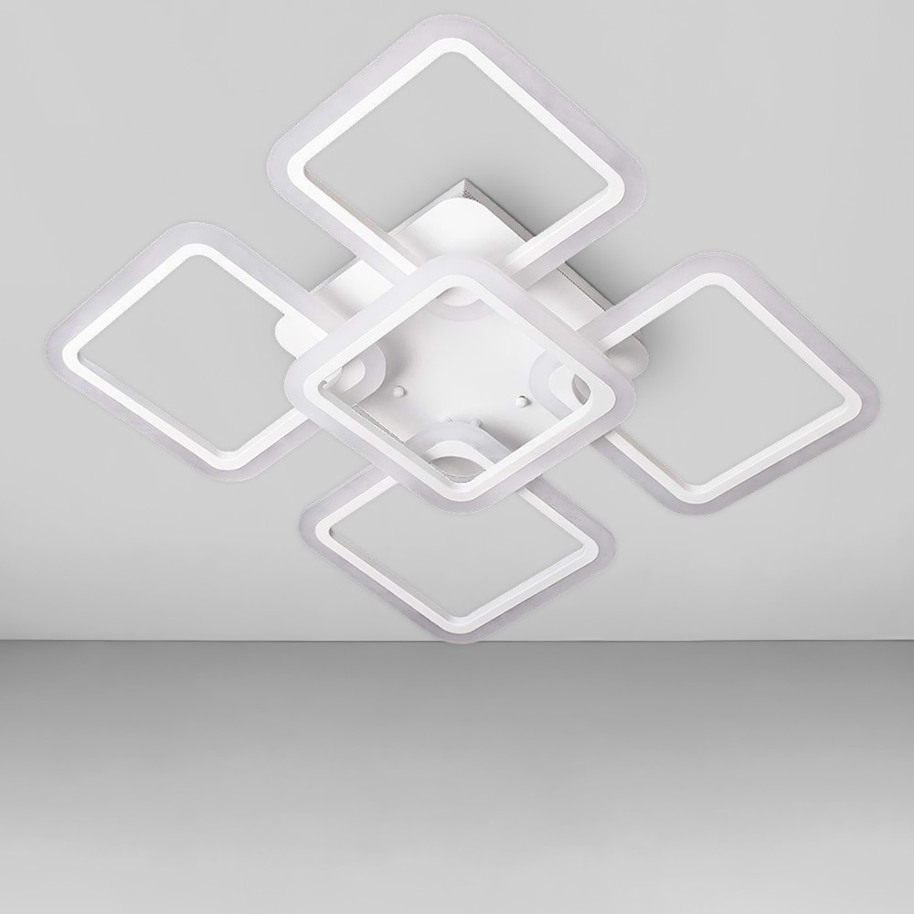 Люстра светодиодная Svet SY-5342/4+1 WT 150W с пультом Белый