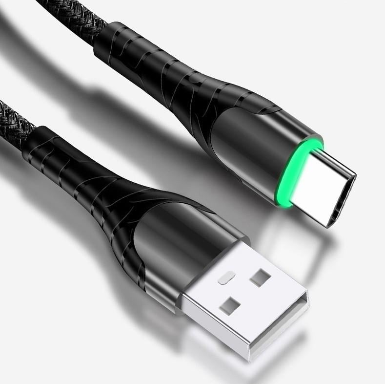 Кабель Alitek USB/type-C Led 3 A 1 м (1199364648)