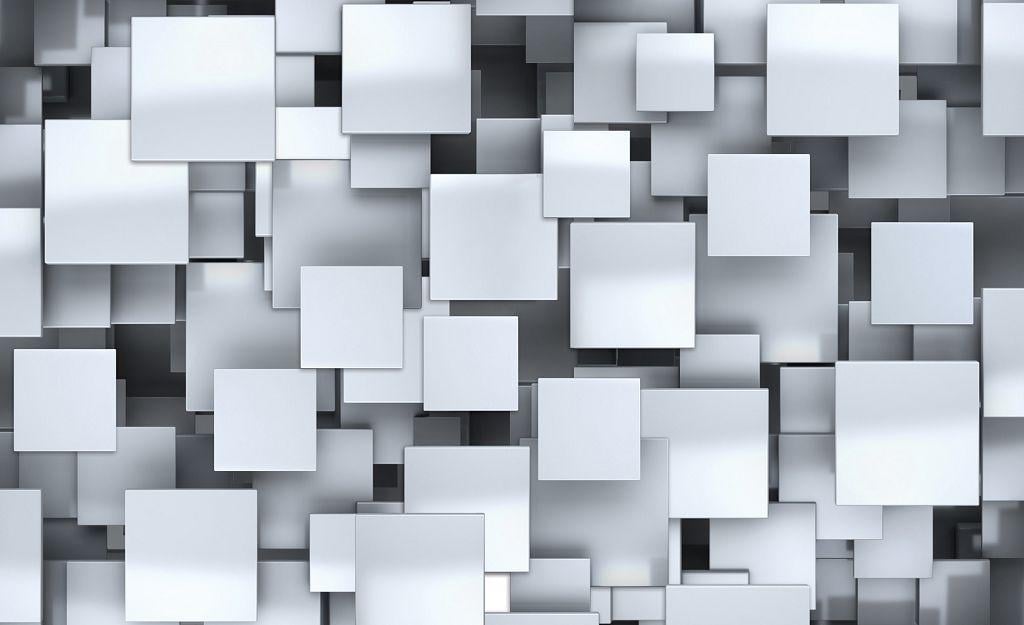 Фотообои флизелиновые 3D 416x254 см Consalnet Абстрактные квадраты (2808VEXXXL)