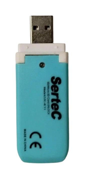 Картридер Sertec STC-K33 USB 2.0 Blue Картридер Sertec STC-K33 USB 2.0 Blue