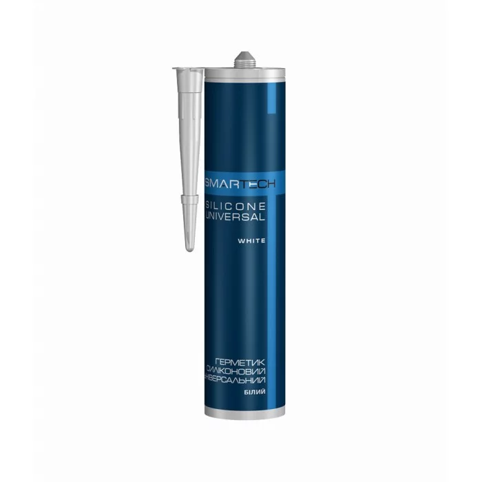 Герметик силиконовый универсальный Smartech 280 мл Белый (2612373562) Герметик силиконовый универсальный Smartech 280 мл Белый (2612373562)