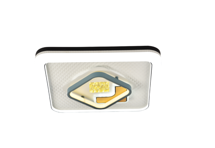 Люстра светодиодная пристальная Valeso 56 Вт 50 см Белый (H-023) Люстра светодиодная пристальная Valeso 56 Вт 50 см Белый (H-023)