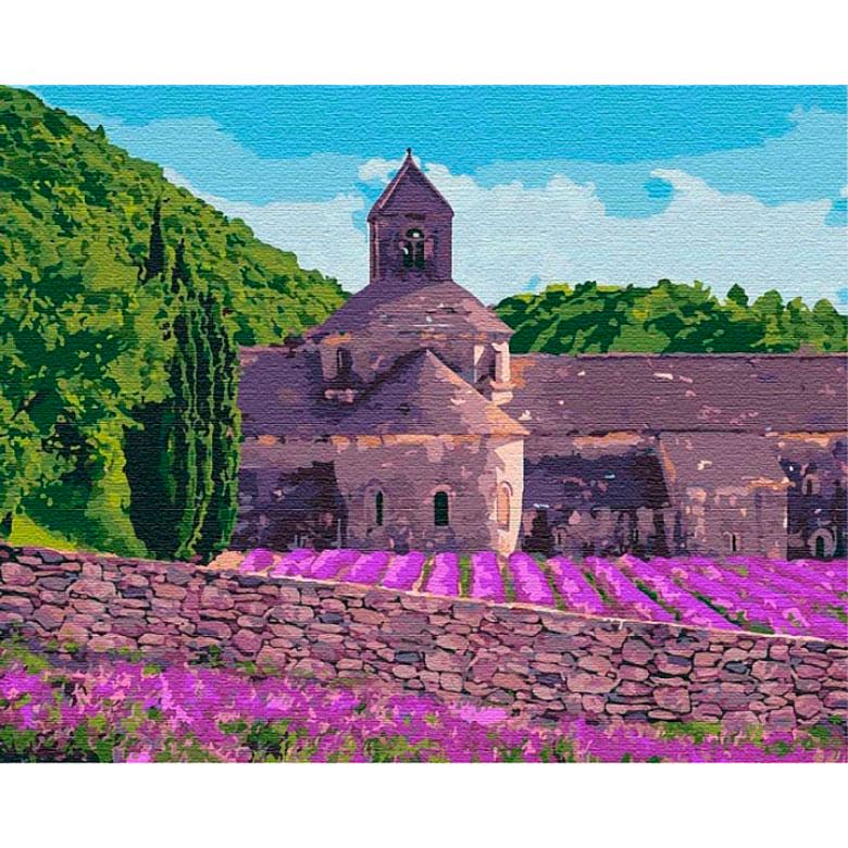 Картина по номерам Идейка КН2292 Аромат лаванды 40х50 см (L057460)