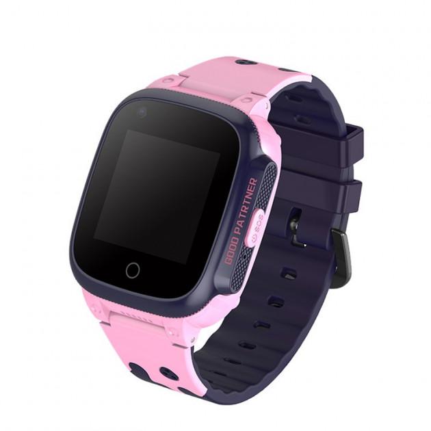 Детский умный часы Sunroz G45 1,4 GPS 4G Розовый (SUN4188)