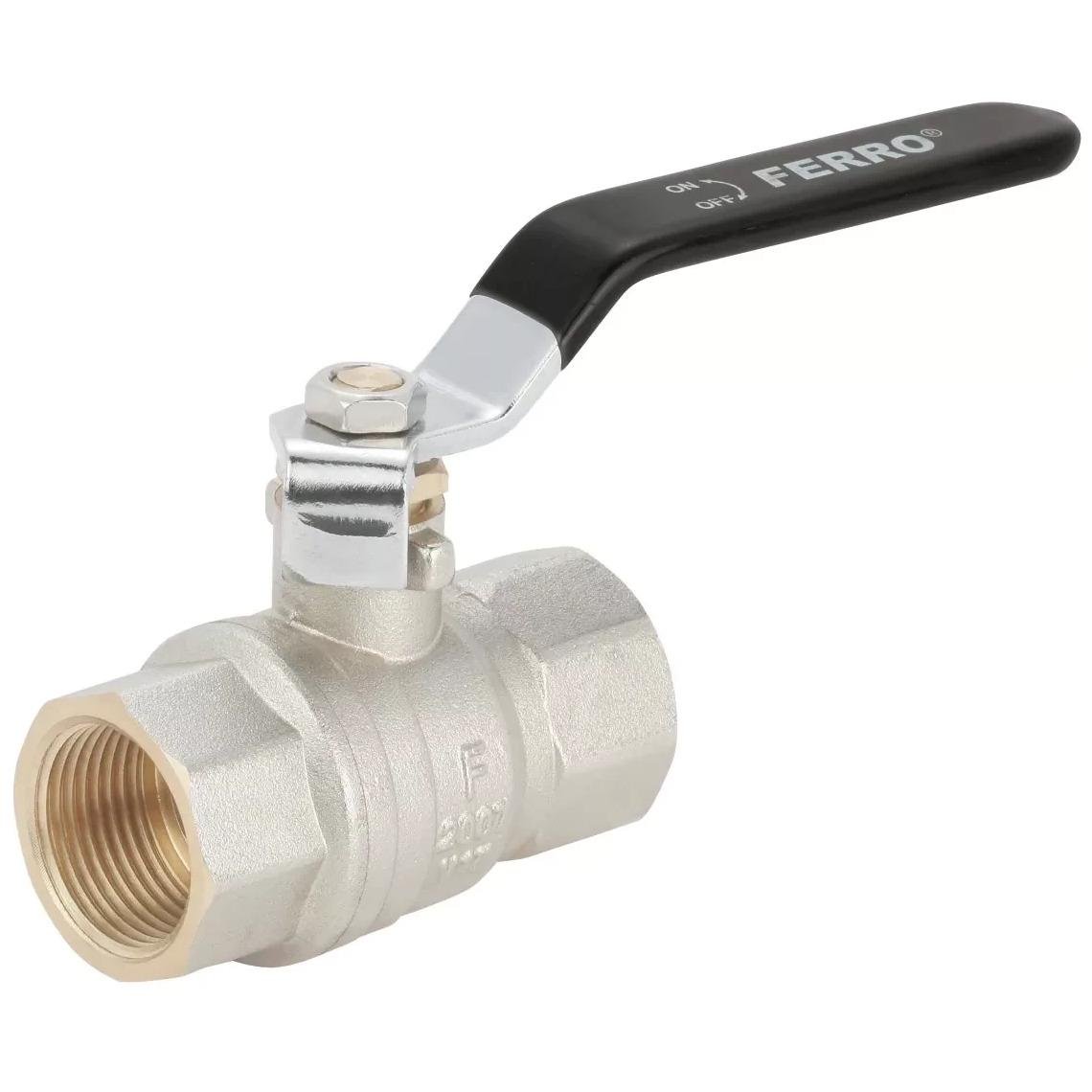 Кран шаровой Ferro Herkules KPH3 1" ВВ ручка (270826)