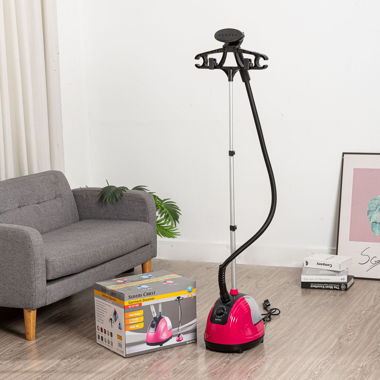 Отпариватель вертикальный для одежды 1800 Вт (AND-104-20-4PCS) - фото 5