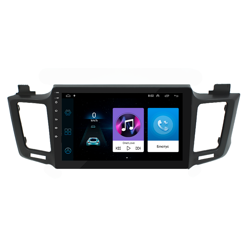 Магнитола штатная Lesko для Toyota RAV4 IV (CA40) 2012-2015 экран 10" 1/16Gb/ Wi-Fi Optima GPS Android