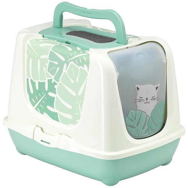 Туалет закритий для котів з вугільним фільтром та совком Moderna Trendy Cat Eden 49,97х39,08х38,91 см (C235378CA) - фото 1 Туалет закритий для котів з вугільним фільтром та совком Moderna Trendy Cat Eden 49,97х39,08х38,91 см (C235378CA) - фото 1