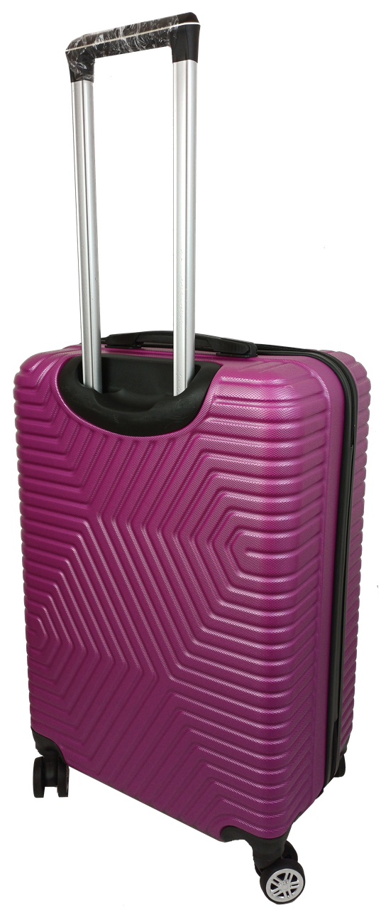 Валіза середня з АБС-пластику GD Polo 70 л Темно-рожевий - фото 3 Валіза середня з АБС-пластику GD Polo 70 л Темно-рожевий - фото 3