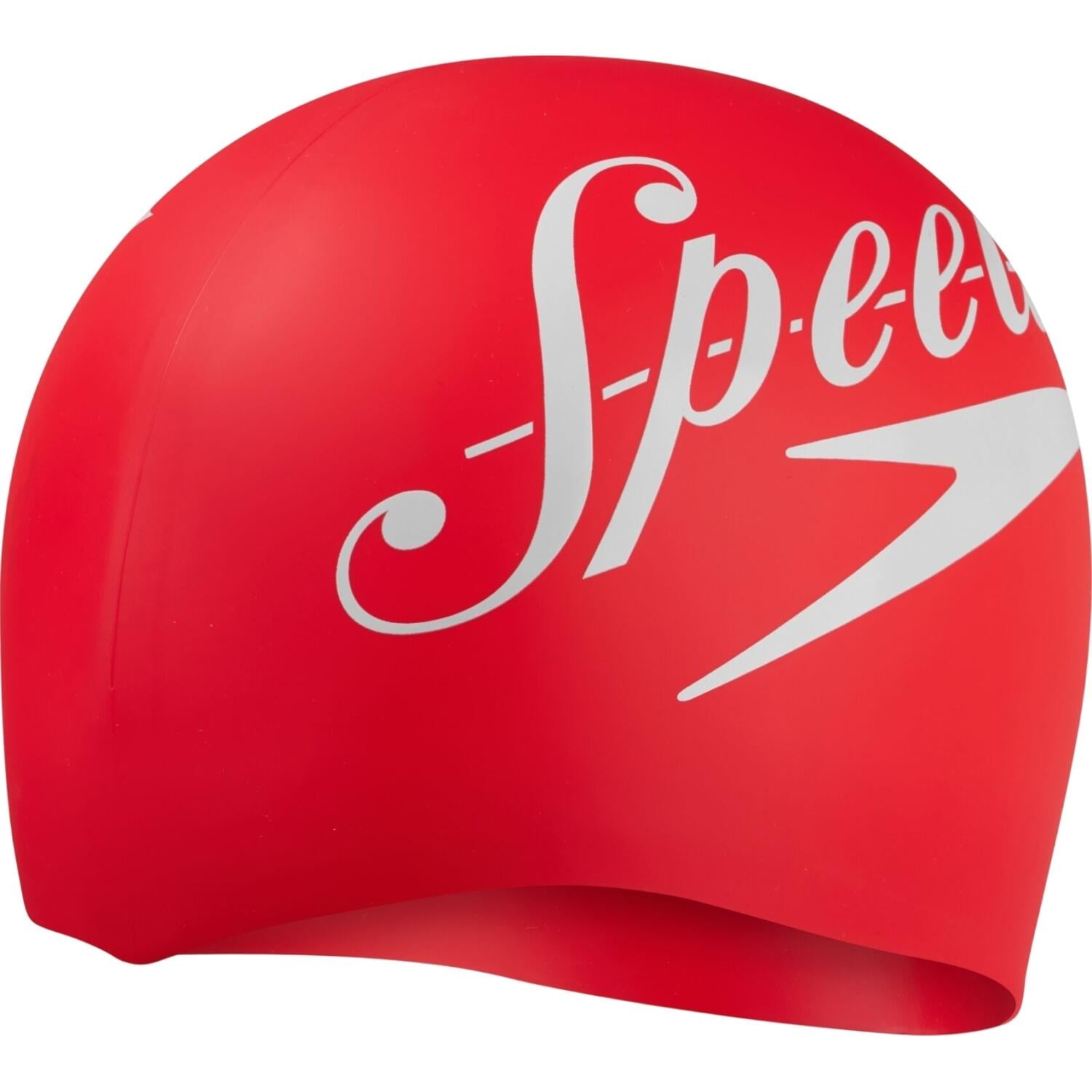 Шапочка для плавания Speedo SLOGAN PRT CAP AU Красно-белый (8-0838514614)