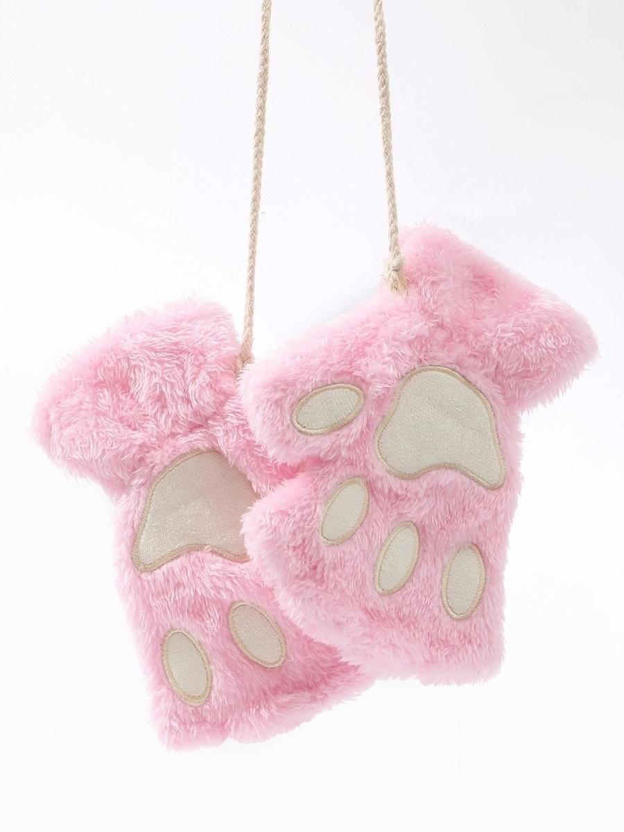 Перчатки Jamboo Лапки плюшевые S Розовый (J400681) - фото 4 Перчатки Jamboo Лапки плюшевые S Розовый (J400681) - фото 4