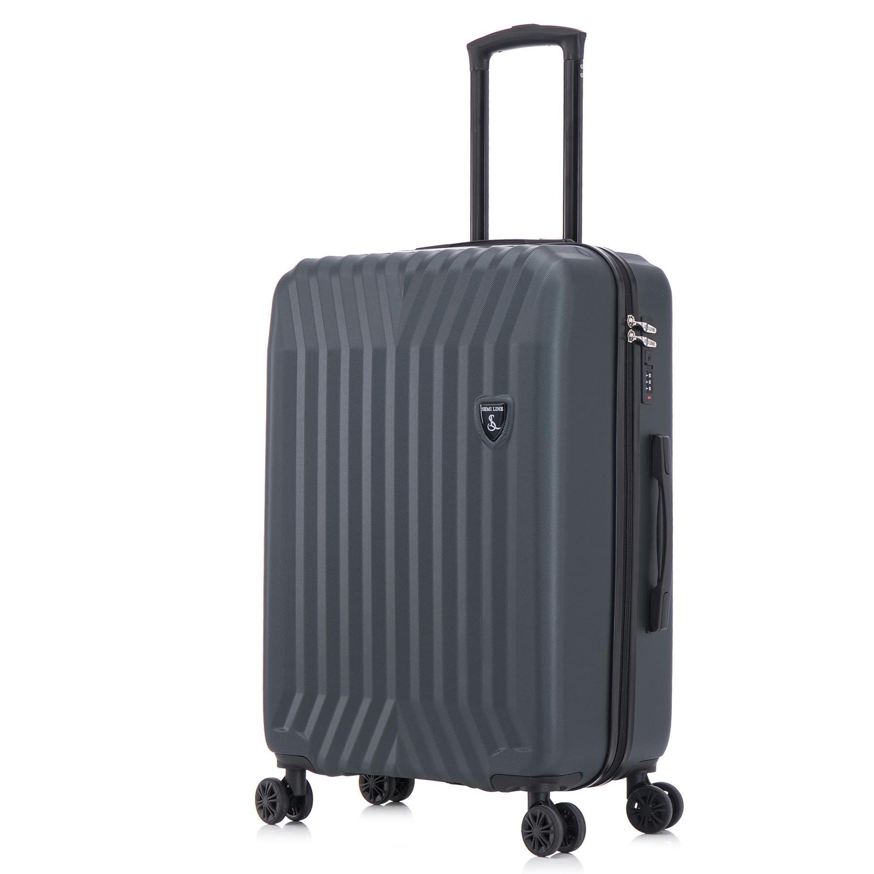 Чемодан SEMI LINE 24" M Navy-Green (T5859-2) - фото 1