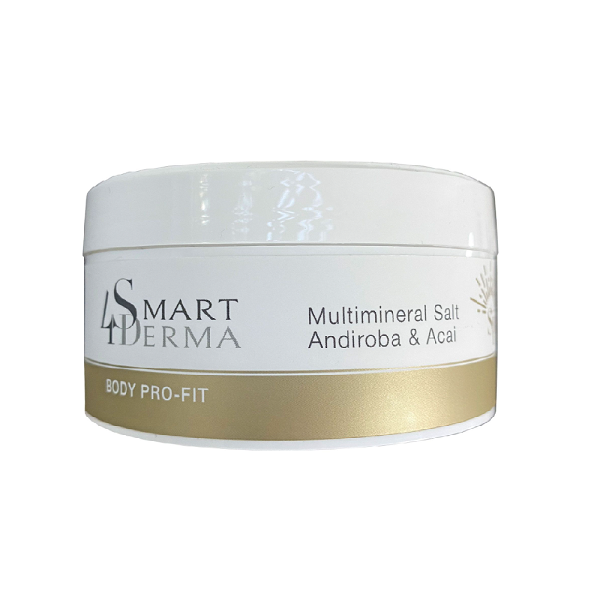Сіль мультимінеральна для рук і тіла з олією андироби та асаї Smart4Derma Multimineral Salt Andiroba & Acai 100 г (651)