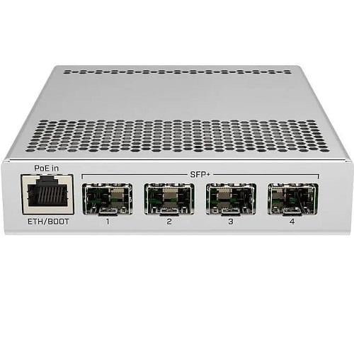 Коммутатор Mikrotik CRS305-1G-4S+IN управляемый настольный 4xSFP+ 1xGigabit Ethernet metallic enclosure (564851) - фото 1