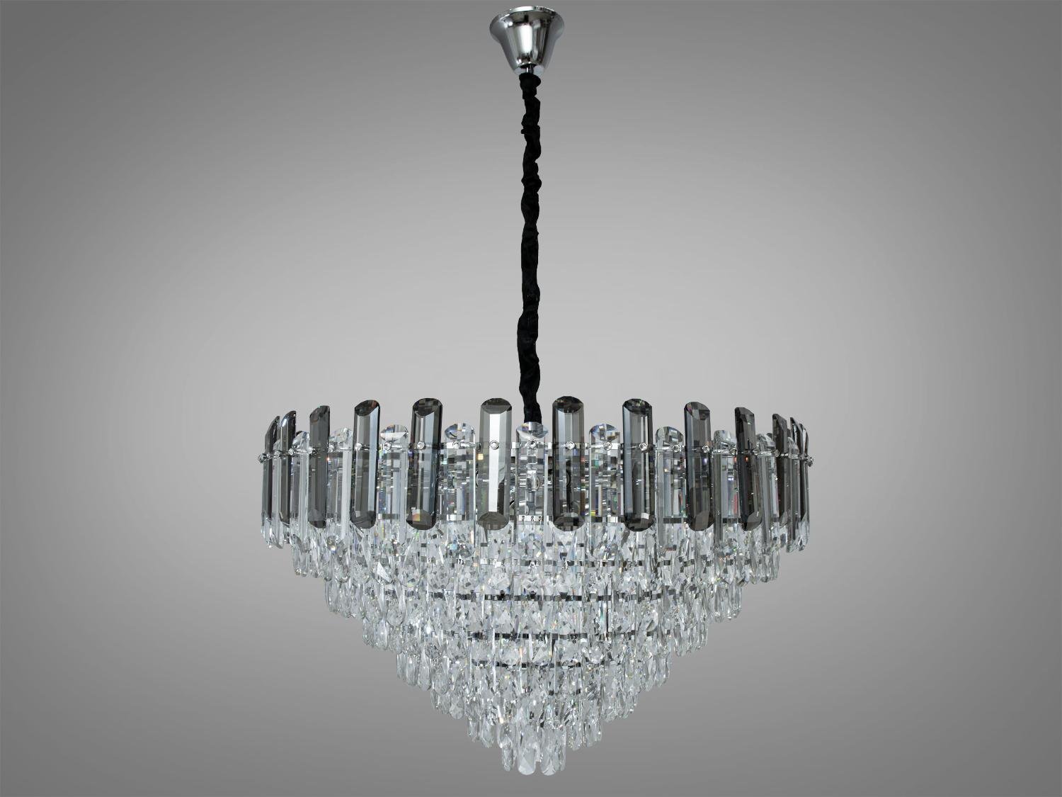 Люстра сучасна кришталева Diasha 2022/800CH Хром