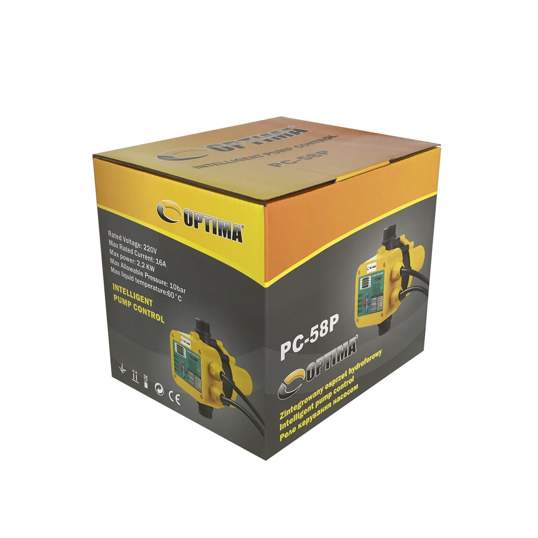 Защита сухого хода Optima PC58 P с регулируемым диапазоном давления (000014036) - фото 4