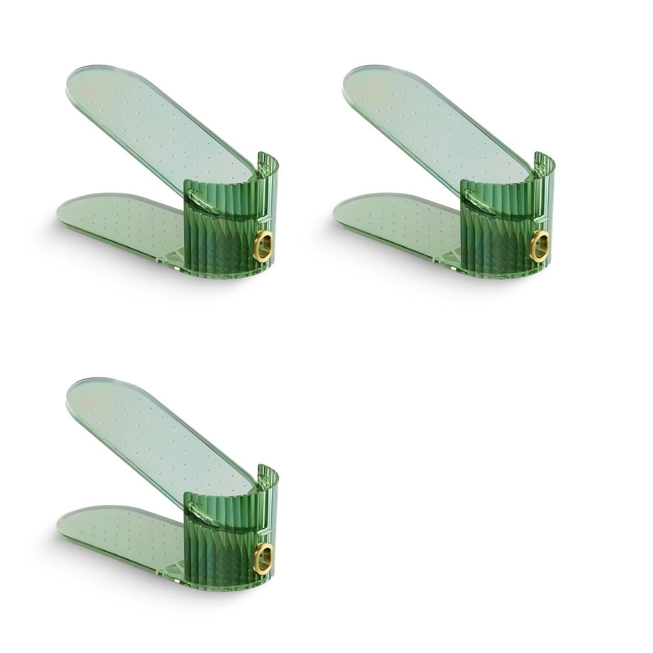 Набор подставок-органайзеров для обуви 3 шт. Изумрудный (2476286732)