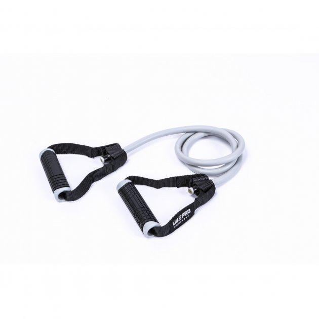 Еспандер трубчастий LivePro Toning Tube Pro 6х13х1200 мм Чорний/Сірий (LP8405-XH)