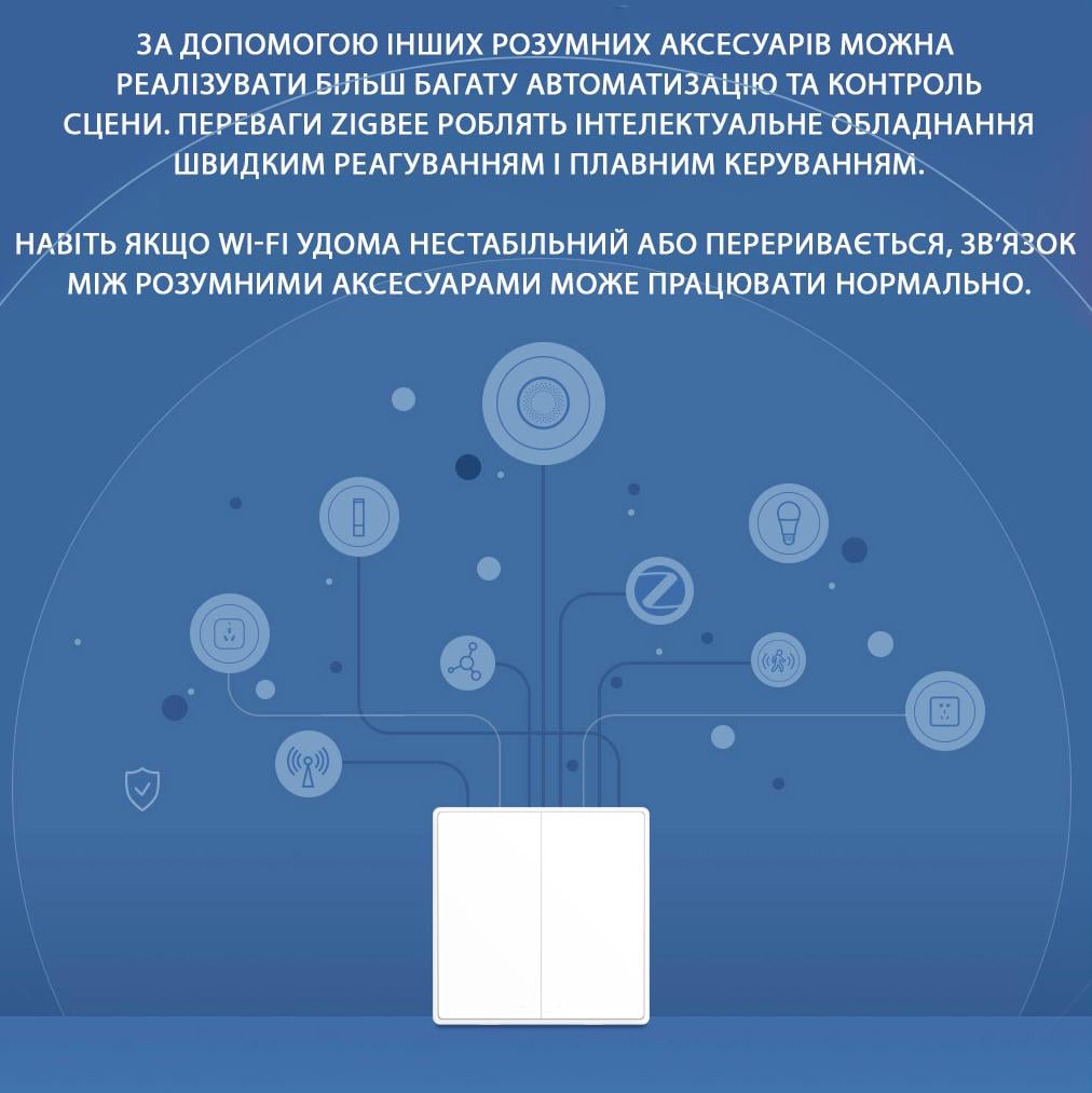 Выключатель Aqara Zigbee D1 1 клавиша - фото 4
