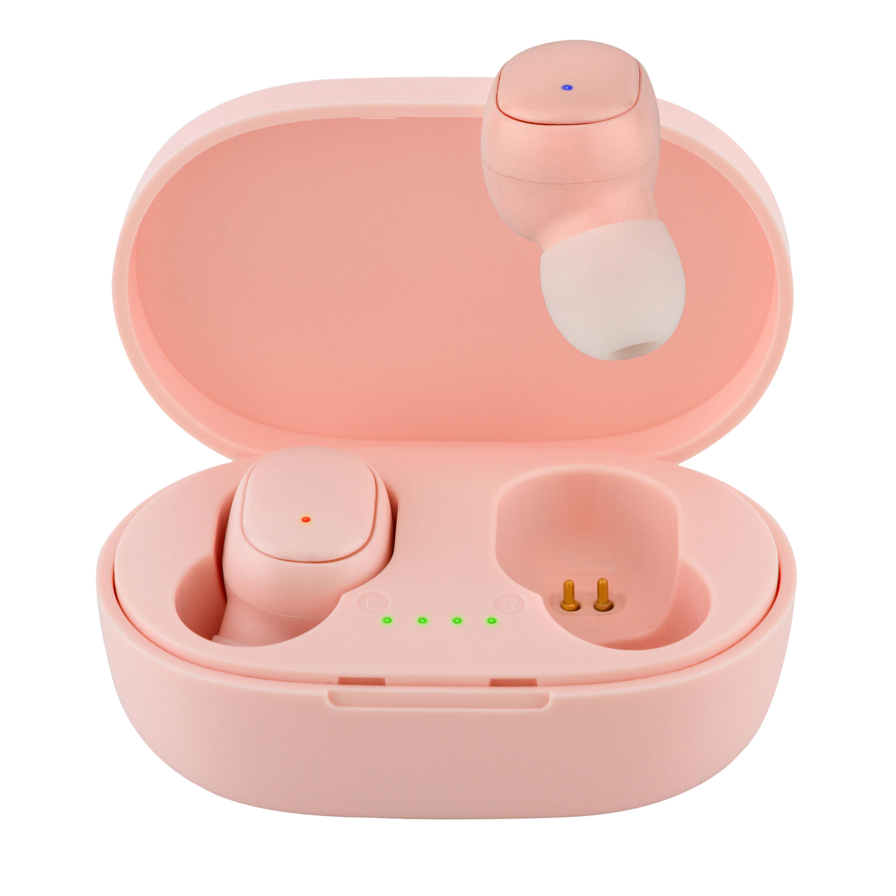 Наушники беспроводные TWS Aura A6S Pink (nbtwsa6sp)