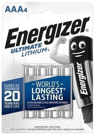 Батарейки Energizer AAA Ultimate Lithium 4 шт. (1459997458)