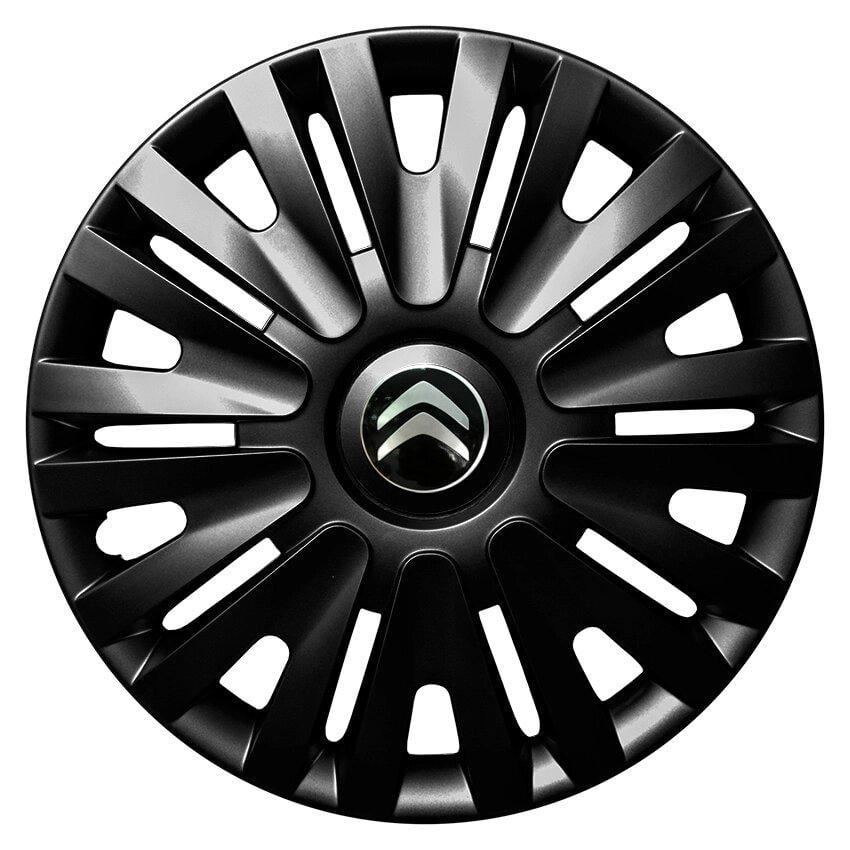 Комплект колпаков JAWOPLAST Alpha R16 для Citroen 4 шт. Black (28434912)