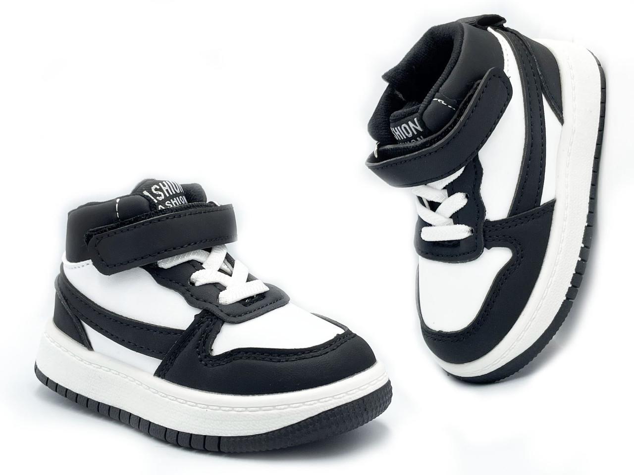 Черевики демісезонні для хлопчиків BBT R68031/22 р. 22 Чорний/Білий - фото 2