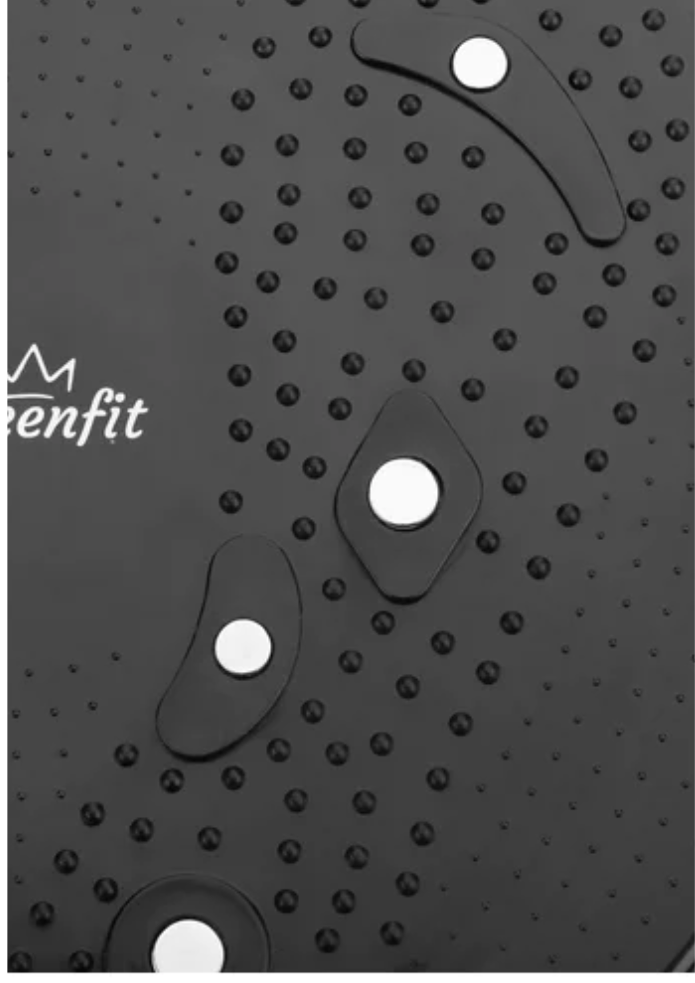 Диск здоровья Queenfit с массажером Черный - фото 3