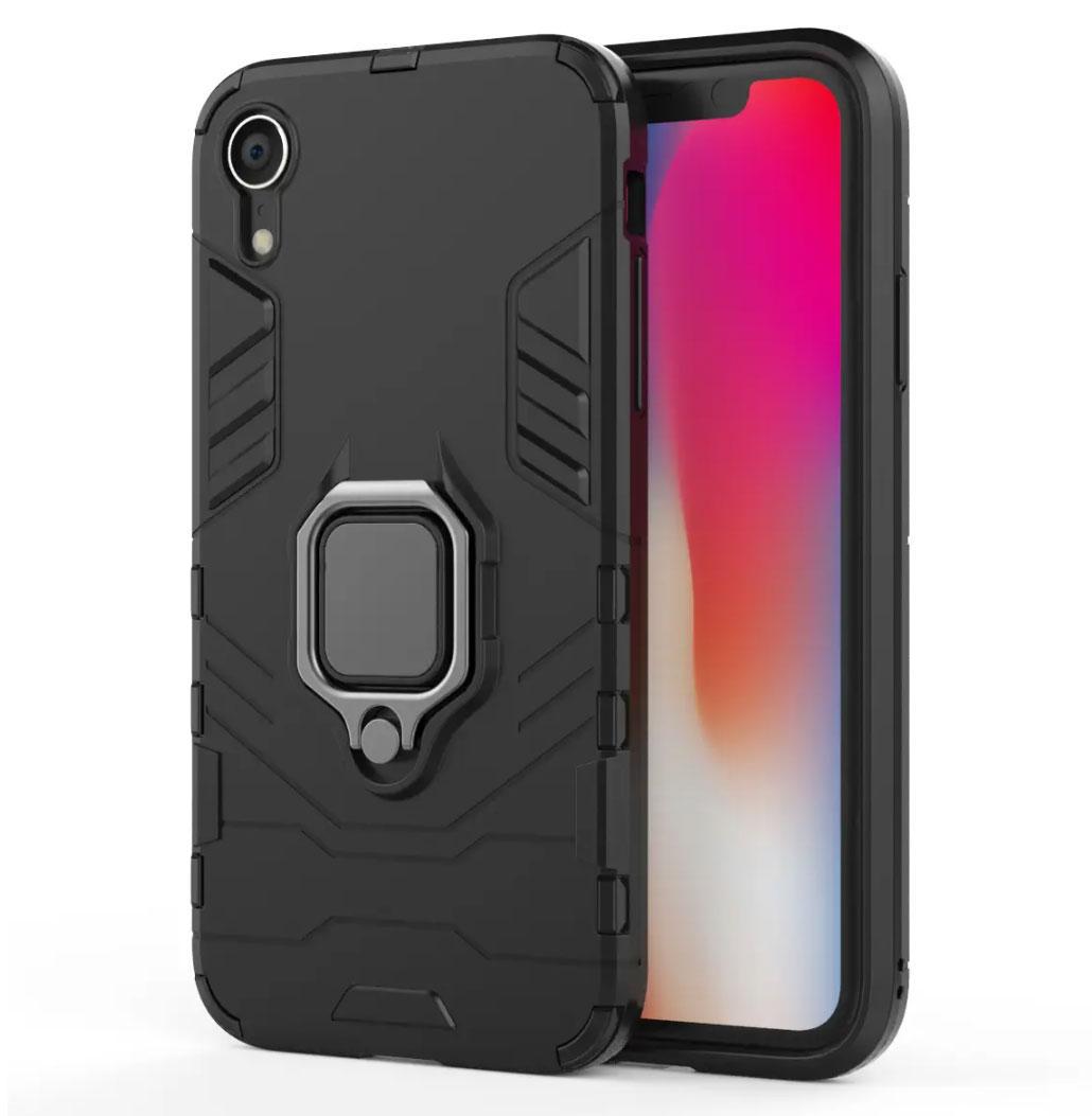 Чехол бампер Primolux Ring Armor для Apple iPhone Xr - Black Чехол бампер Primolux Ring Armor для Apple iPhone Xr - Black