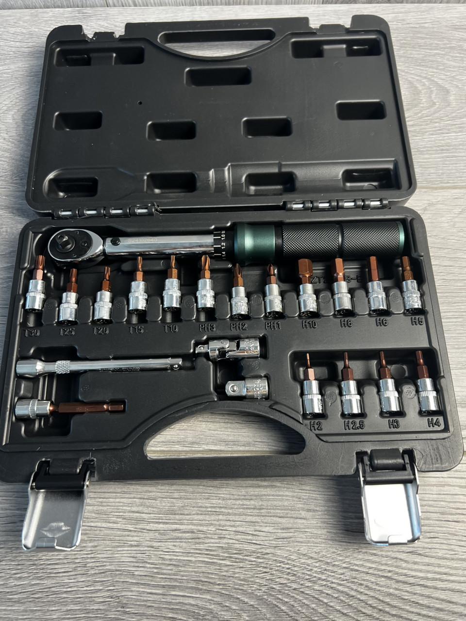 Ключ динамометрический SS Shovan BS-21 1/4 дюйма точный регулируемый для велосипеда и ремонта Ключ динамометрический SS Shovan BS-21 1/4 дюйма точный регулируемый для велосипеда и ремонта