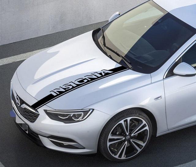 Смуги на капот 3D Tuning Studio Опель Інсігніа 1100х140х0,15 мм