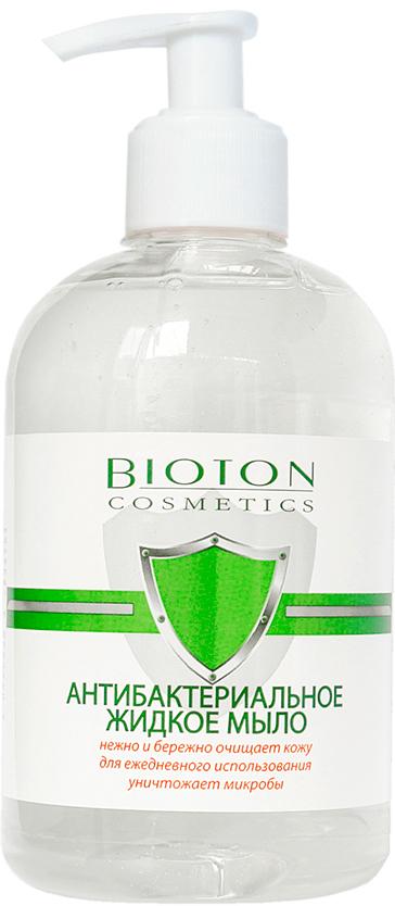 Мыло жидкое антибактериальное Bioton Алоэ прозрачное с дозатором 500 мл (15033)