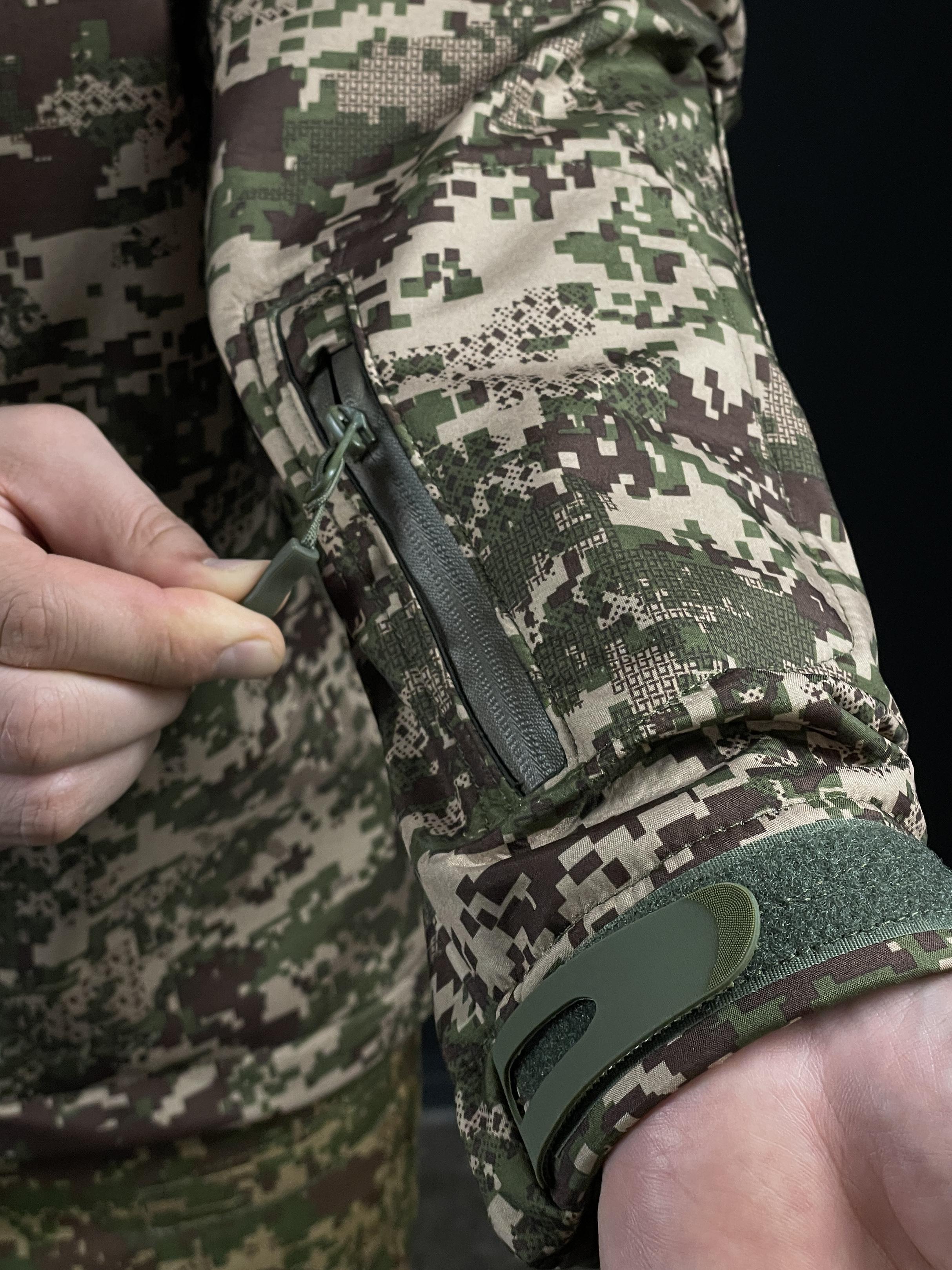 Військова куртка COOPERR Soft Shell III з прихованим капюшоном XL Хижак (KUR-10.2.XL) - фото 8 Військова куртка COOPERR Soft Shell III з прихованим капюшоном XL Хижак (KUR-10.2.XL) - фото 8