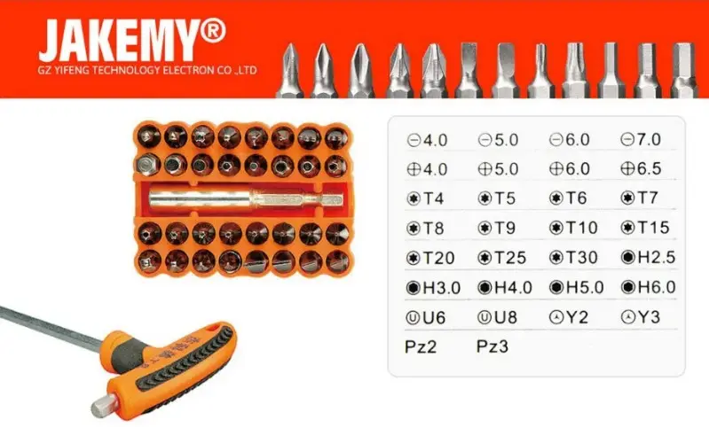 Набір інструментів Jakemy JM-6106 - фото 5 Набір інструментів Jakemy JM-6106 - фото 5