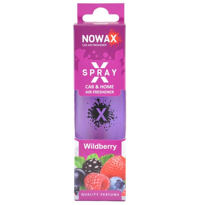Ароматизатор Nowax X Spray Wildberry в коробке