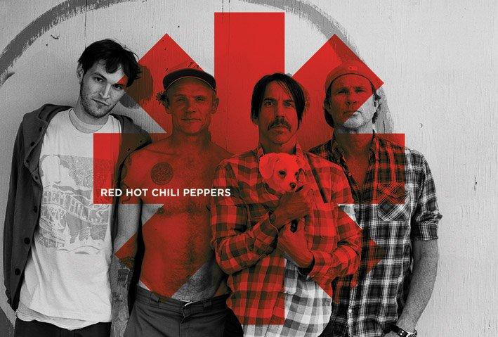 Постер плакат Red Hot Chili Peppers Red Asterix 61x91,5 см