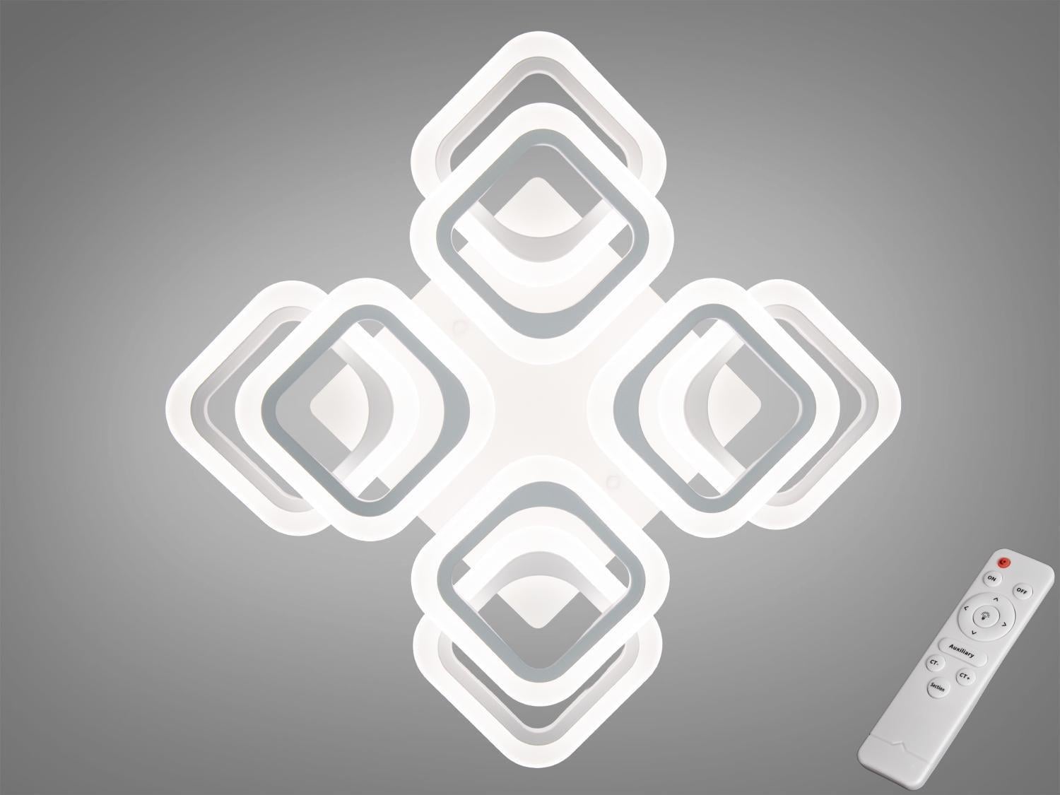 Накладная Люстра светодиодная с пультом диммером 120W Накладная Люстра светодиодная с пультом диммером 120W