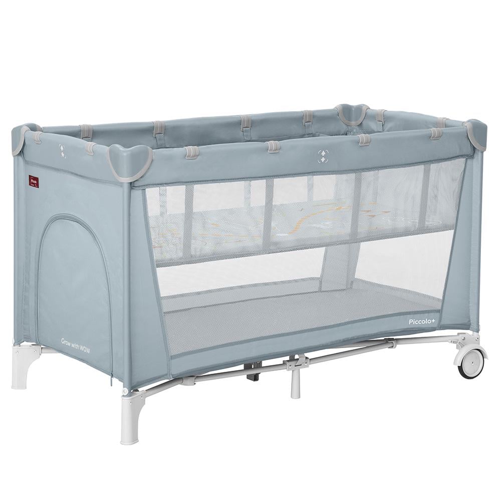 Манеж CARRELLO Piccolo+ CRL-18102 со вторым дном /1/MOQ Ash Grey (CR_109009)