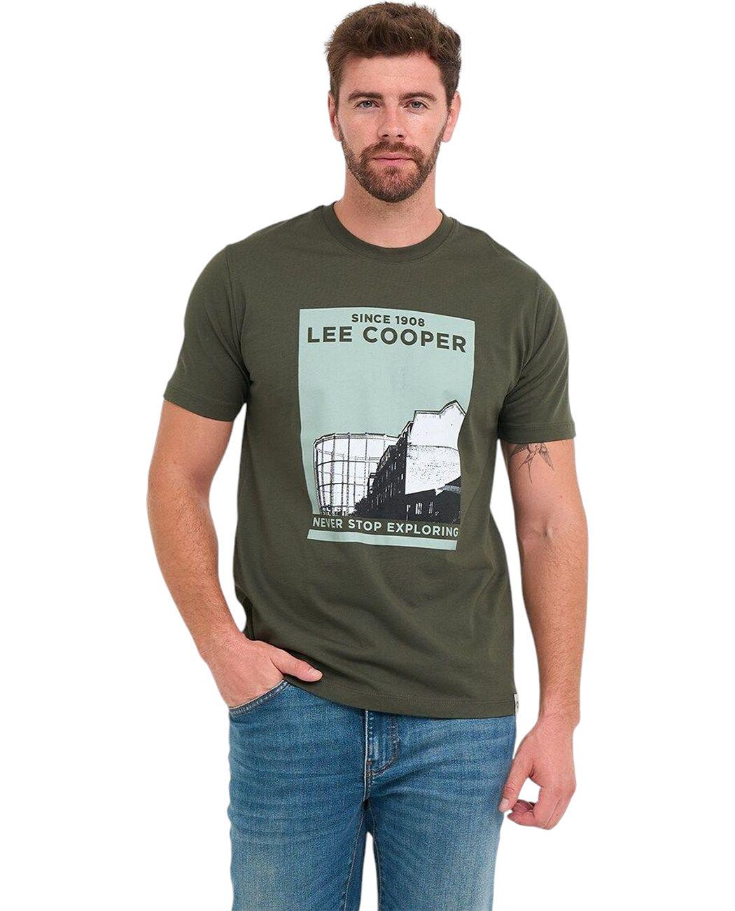 Футболка мужская Lee Cooper 10196542.K68 XL Зеленый (5942723142597) Футболка мужская Lee Cooper 10196542.K68 XL Зеленый (5942723142597)