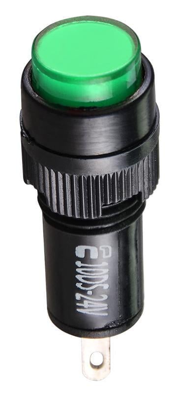 Лампа сигнальная АСКО-Укрем AD22E-10DS 22 мм LED 24 V АC/DC Зеленый (A0140030180)