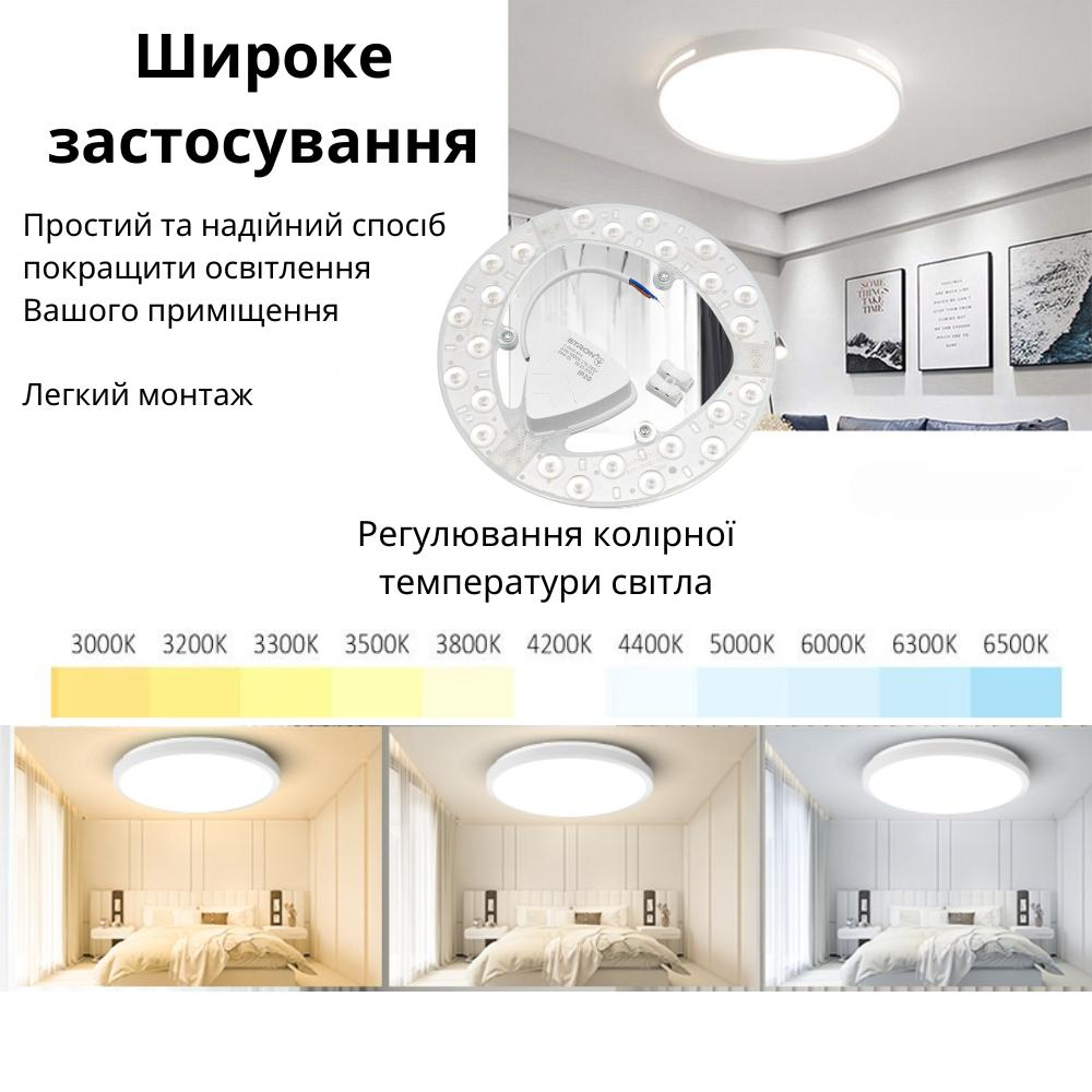 Модуль для світильника ETRON 48W 5000K IP20 з пультом ДУ LED (20770-е) - фото 2 Модуль для світильника ETRON 48W 5000K IP20 з пультом ДУ LED (20770-е) - фото 2