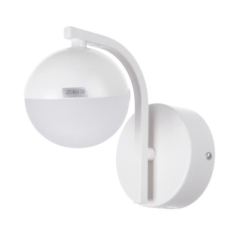 Бра настінне накладне куля Brille LED BL-361W/1х3W WH 26-340