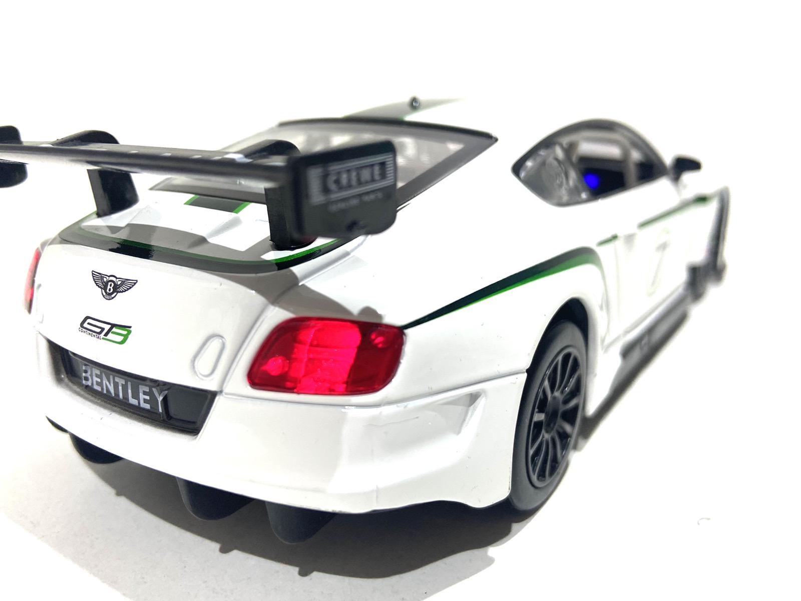 Машинка Автопром Bentley Continental GT3 1:24 Белый (68266A) - фото 7 Машинка Автопром Bentley Continental GT3 1:24 Белый (68266A) - фото 7