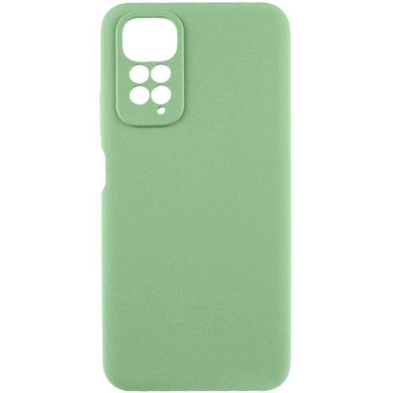 Протиударний чохол Silicone Cover Lakshmi Full Camera (AAA) для Xiaomi Redmi Note 11 (Global) / Note 11S М'ЯТНИЙ / MINT