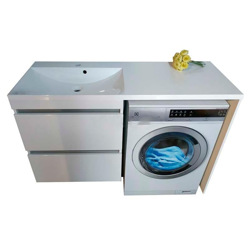 Тумба підвісна Fancy Marble Jamaica 125L/R з умивальником Amelia 1245 Тумба підвісна Fancy Marble Jamaica 125L/R з умивальником Amelia 1245