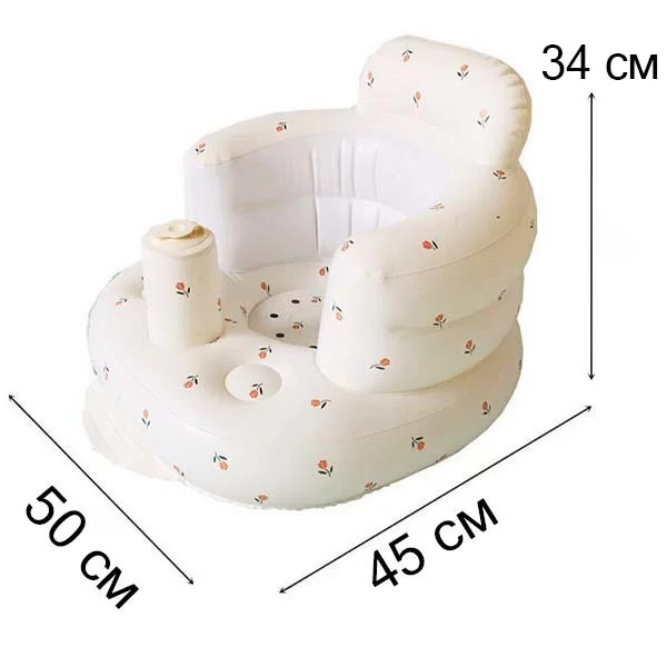Детское кресло надувное Мишка для детей от 1 года (X01135-1) - фото 7 Детское кресло надувное Мишка для детей от 1 года (X01135-1) - фото 7