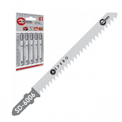 Полотно пильное для лобзика по пластику Intertool SD-6006 5 пр.
