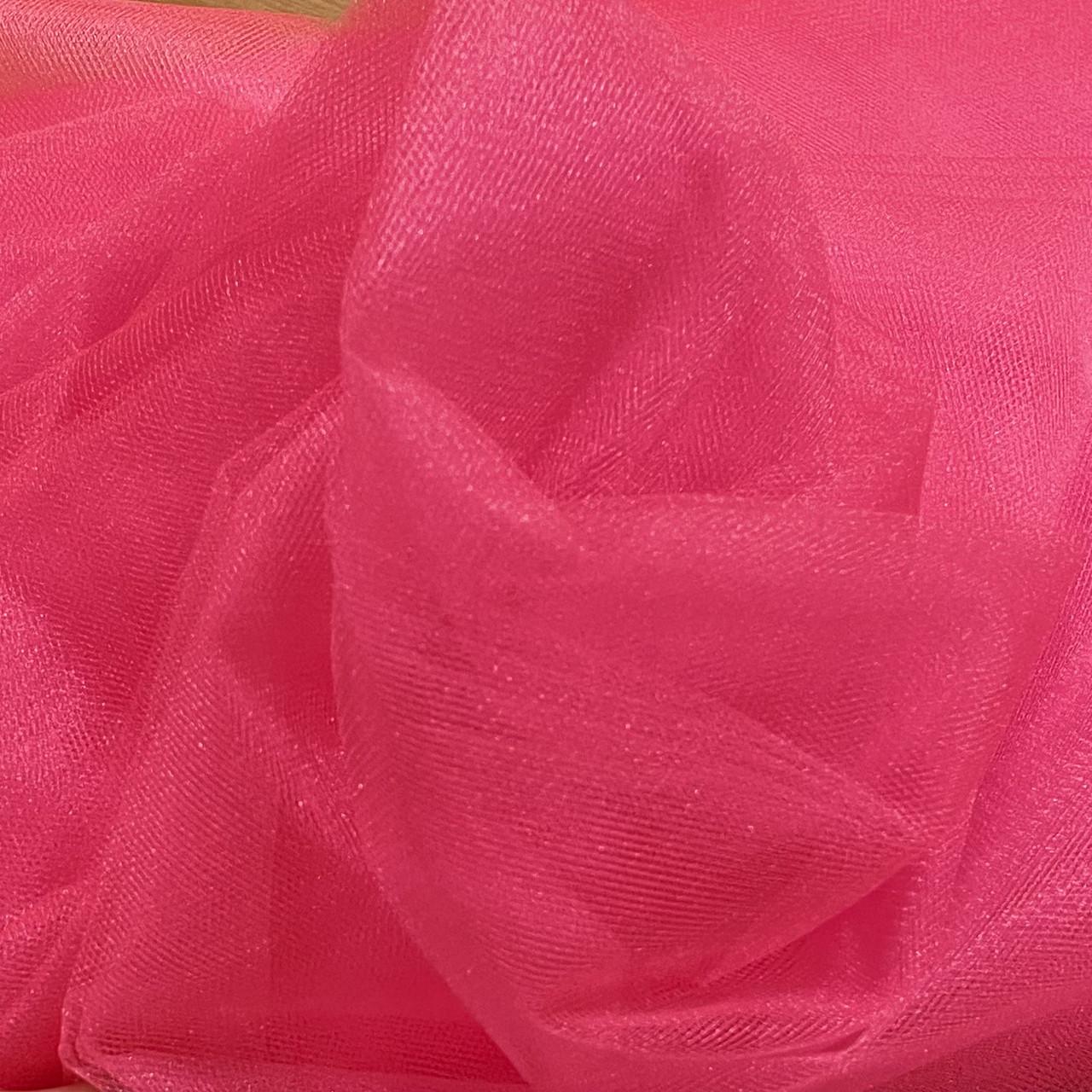 Сетка фатин №057 Розовый Неон (24479190) - фото 1 Сетка фатин №057 Розовый Неон (24479190) - фото 1