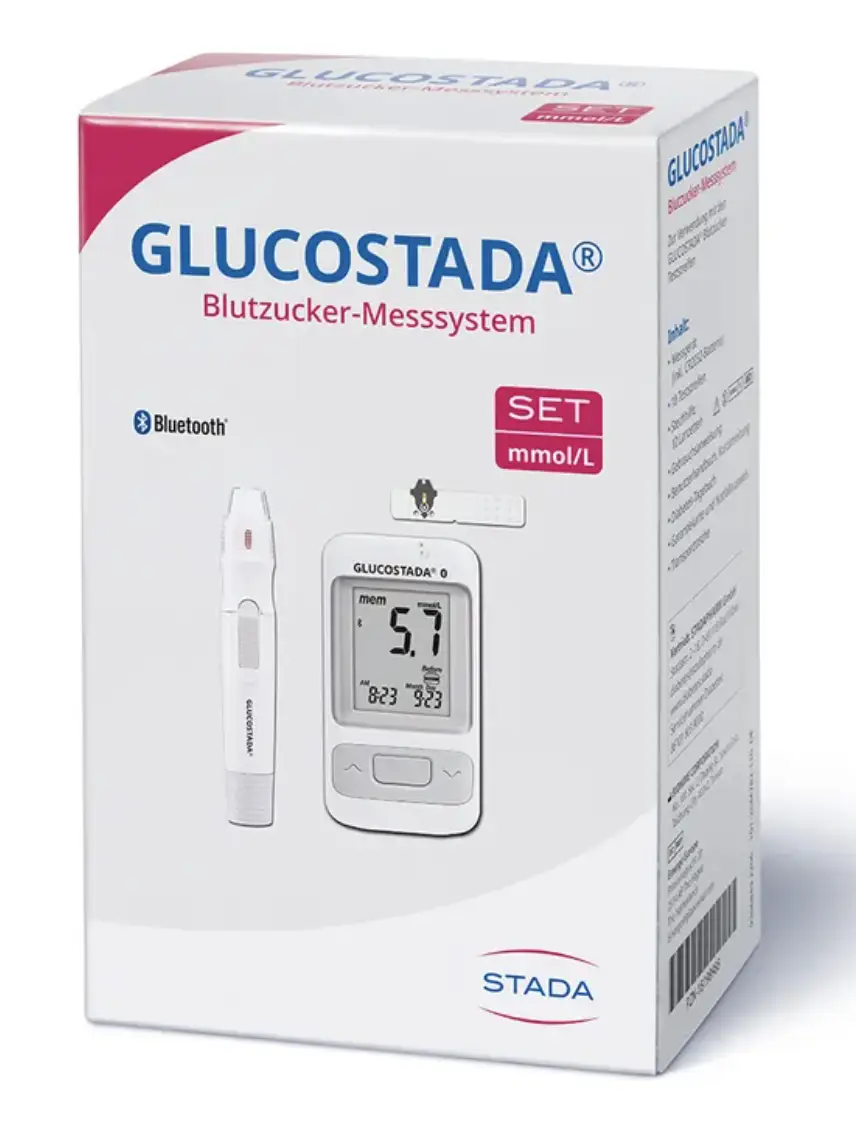 Глюкометр GLUCOSTADA Bluetooth ммоль/л